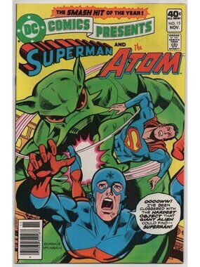 DC Comics Presents 15 DC Comics 1979 Newsstand 7.0 FN/VF Superman Atom